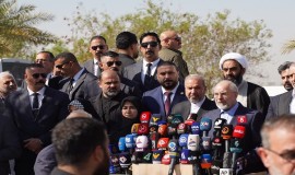 ​قاليباف من بغداد: العراق دولة مهمة بالمنطقة وزيارتنا لبحث التعاون