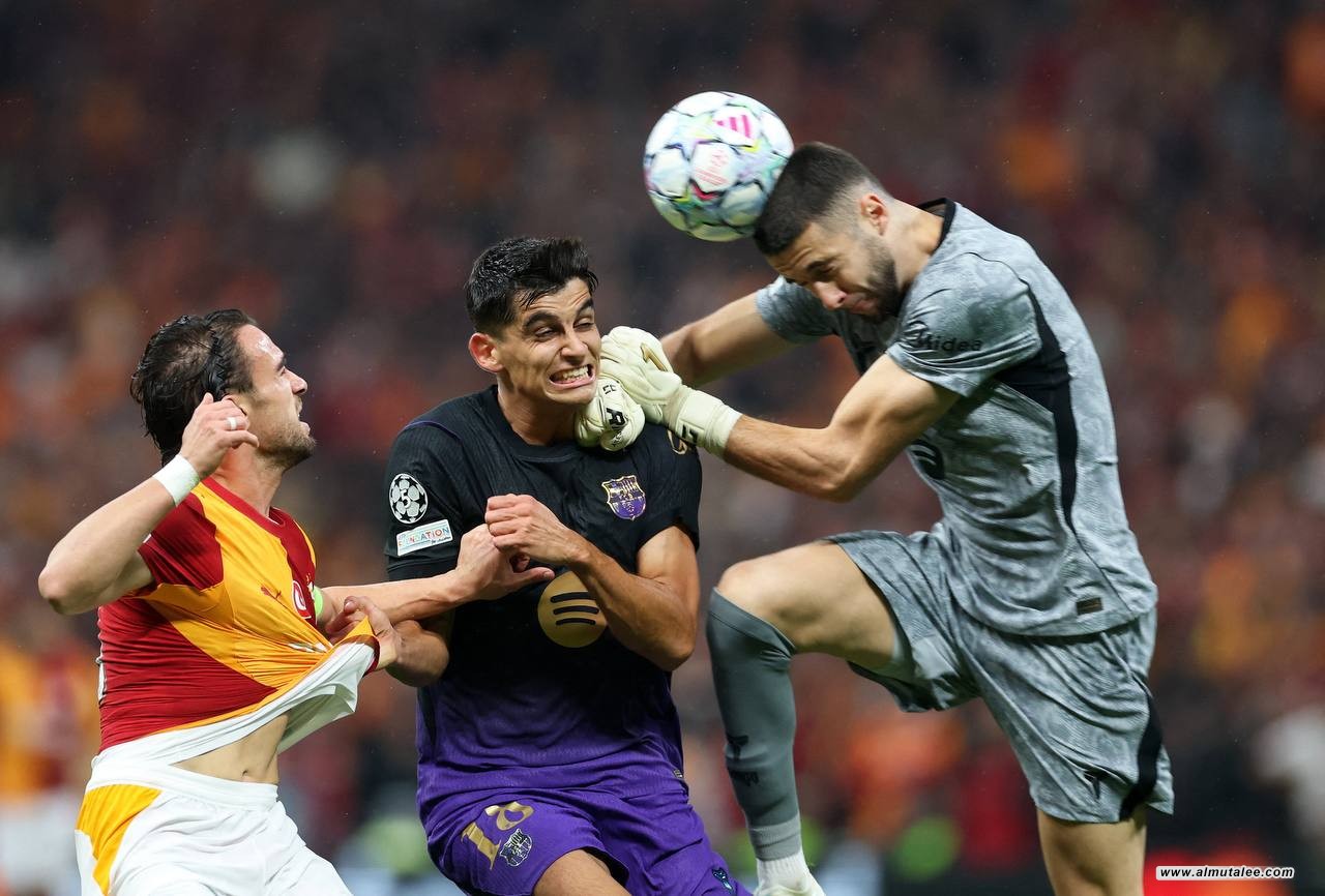 دوري الأبطال.. برشلونة يكبد غلطة سراي خسارة كبيرة بأربعة أهداف