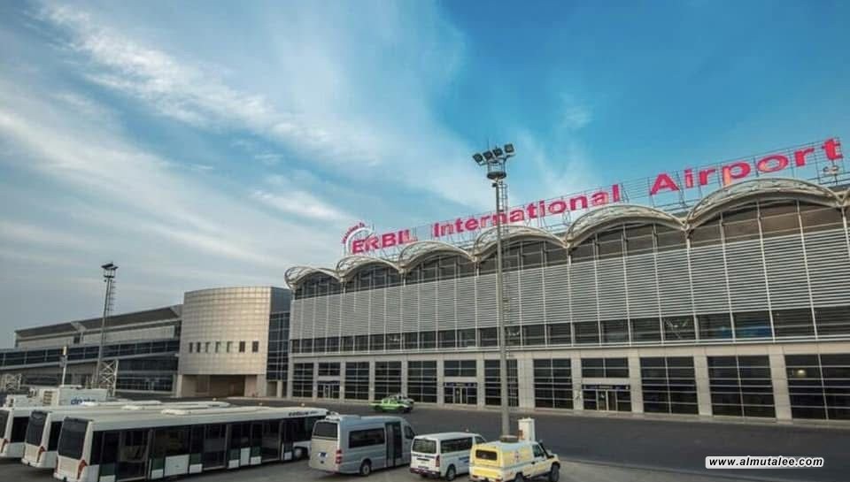 مطار أربيل الدولي يعلق رحلاته الجوية