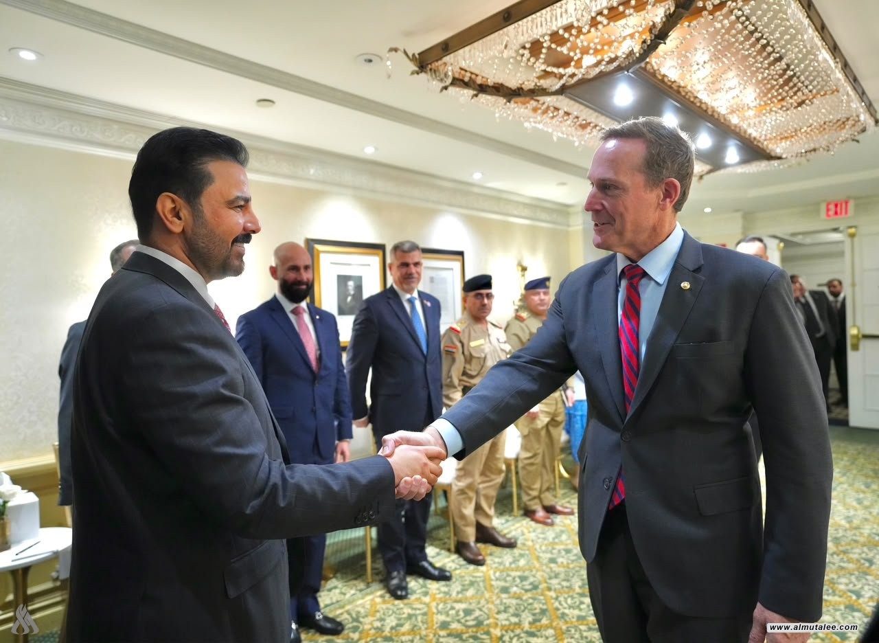 الزيدي يستقبل عضو لجنة القوات المسلحة بمجلس الشيوخ + صور