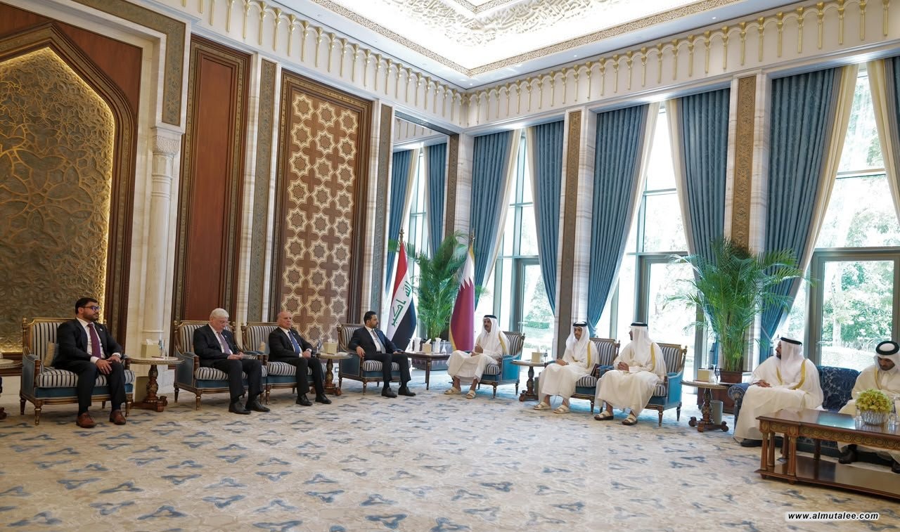 الزيدي و أمير قطر يبحثان العلاقات الثنائية ويؤكدان على تنفيذ التوافقات الإقليمية