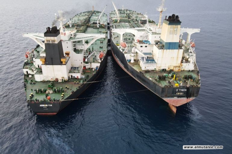 ترمب يعلن احتجاز سفينة شحن إيرانية بعد استهدافها في البحر